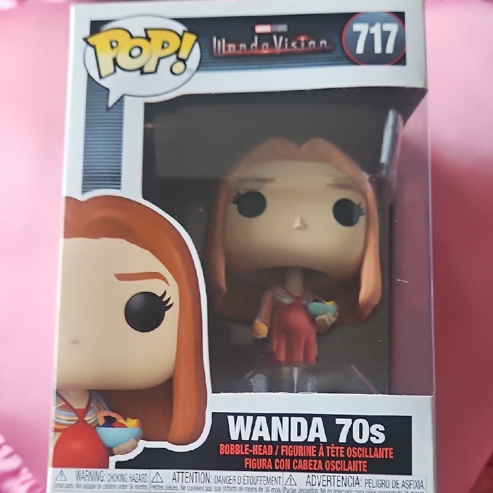Funko Pop! Marvel: WandaVision - Pregnant 70's Wanda Vinyl Figure